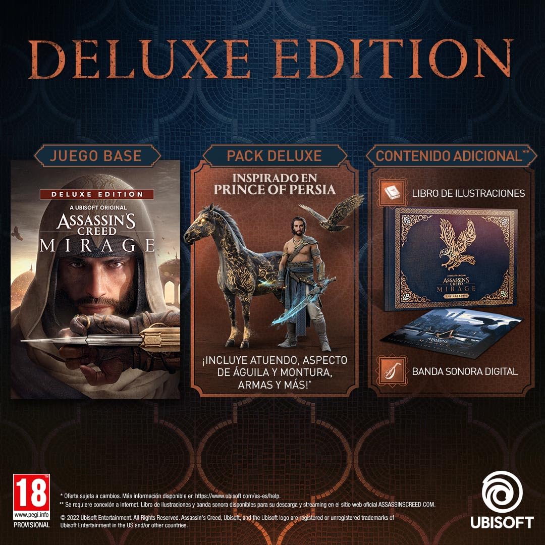 Assassin'S Creed Mirage Deluxe Edition XBOX - SERIES X PAL ESP - Nuevo Assassin'S Creed Mirage Deluxe Edition XBOX - SERIES X PAL ESP - Nuevo